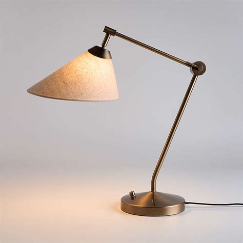 Avant Metal Task Lamp with Fabric Shade 